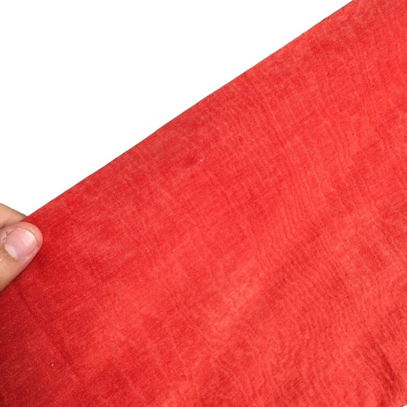 El Abadi Size XL Caftan Brick Red Ornate Embroidered Cotton Tunic Desert Prayer - Picture 9 of 14